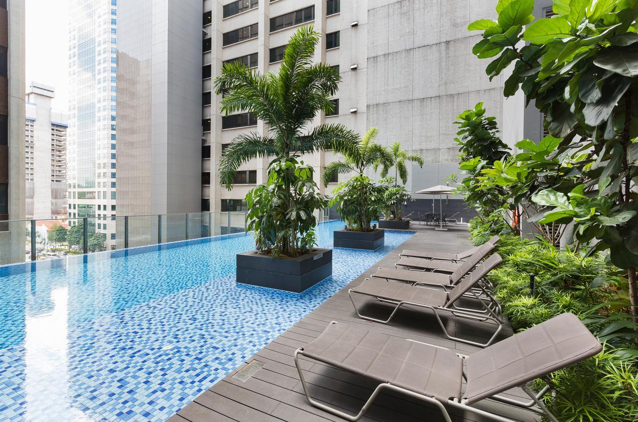 City Balcony Apartment With Marina Bay View Singapura Exterior foto